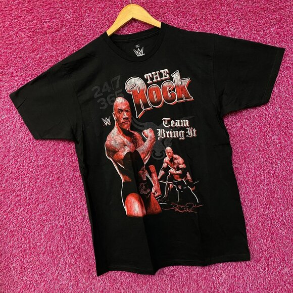 WWE Dwayne The Rock Johnson Tram Bring It T-Shirt XL - Picture 3 of 5